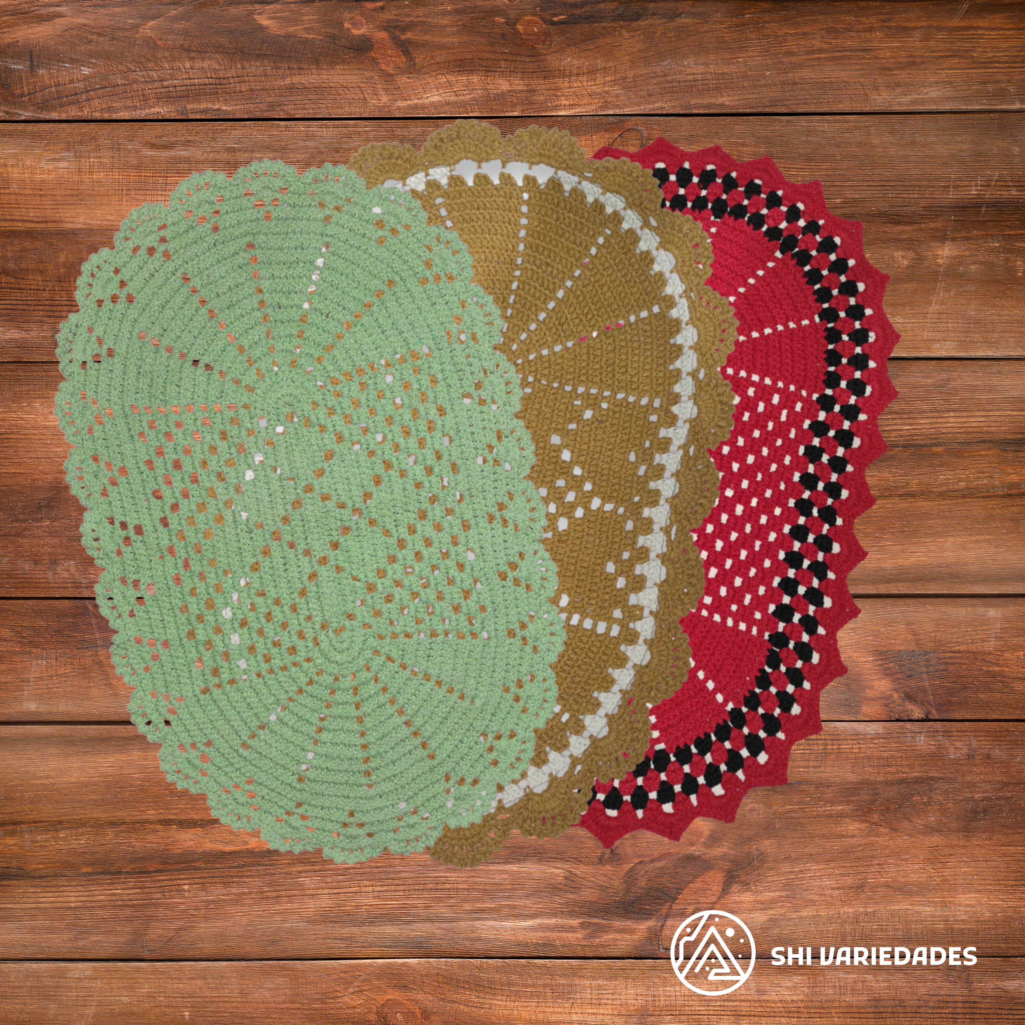 Tapete oval de Crochê